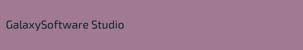 GalaxySoftware Studio